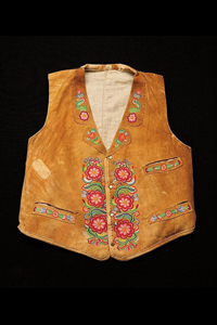 19th Century CREE/METIS Embridered Vest
