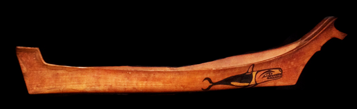 Quileute Model Canoe